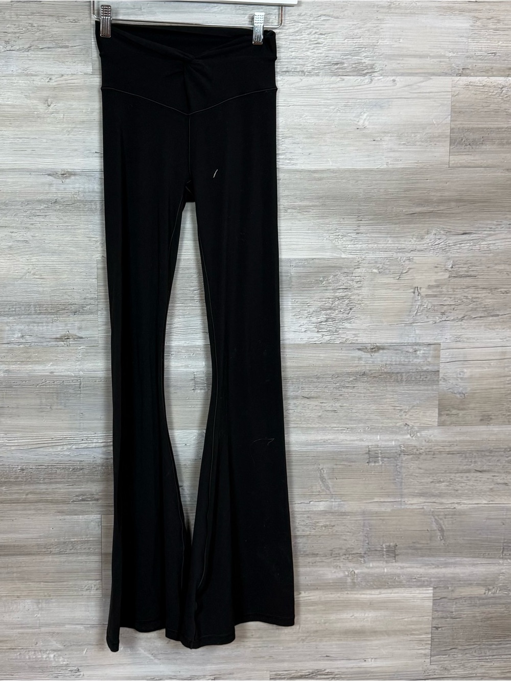 OFFLINE by Aerie Real Me Xtra Twist Flare Leggings Black S Regular Rise